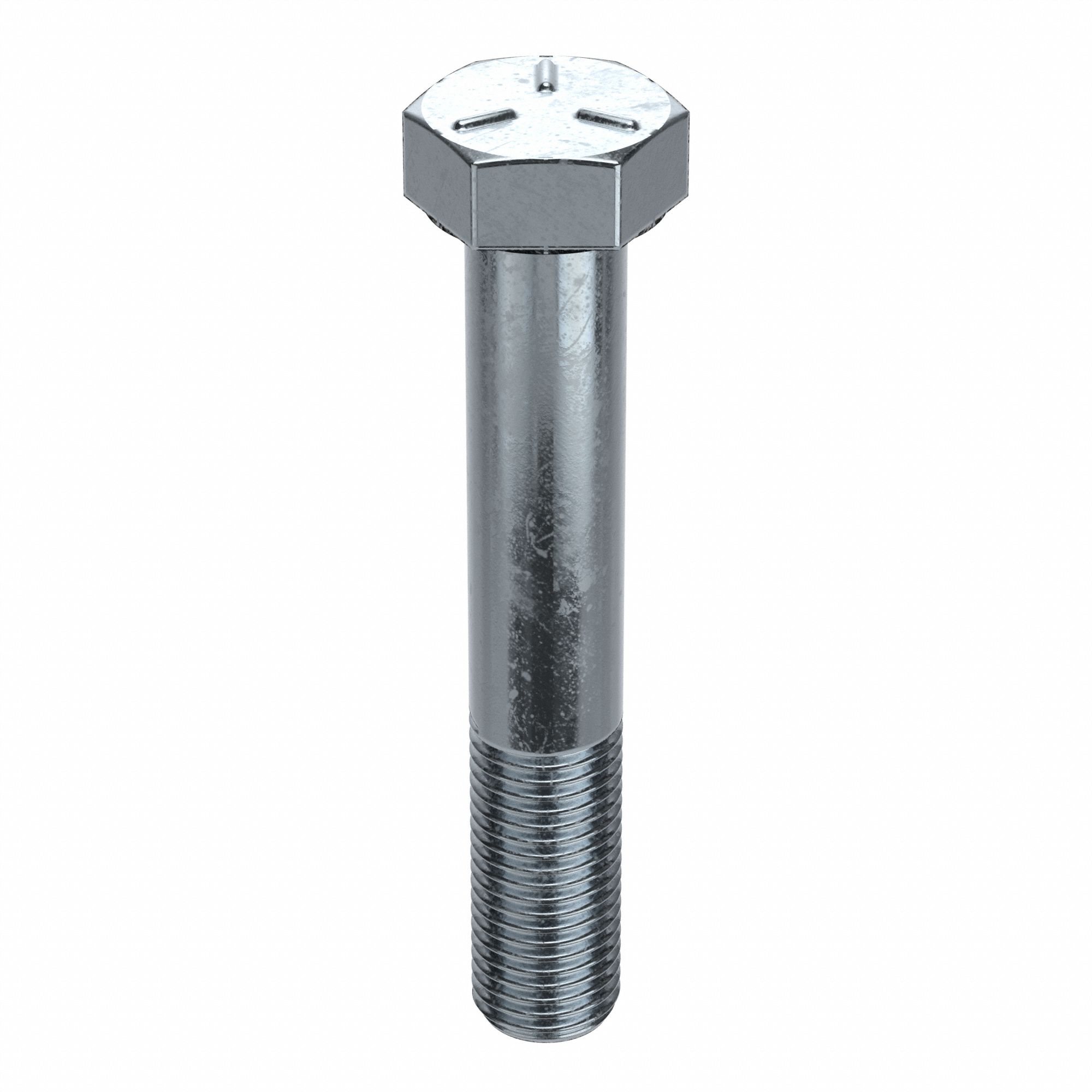 HEX HEAD CAP SCREW, STEEL, GRADE 5, ZINC PLATED, 1¼"-7, COARSE, 7 IN L, INCH