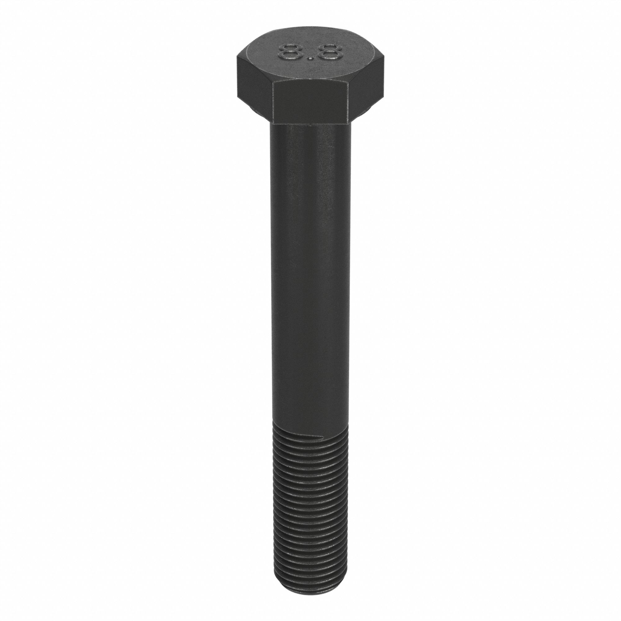 HEX HEAD CAP SCREW, STEEL, CLASS 8.8, BLACK OXIDE, M39-4.00, COARSE, 260MM L