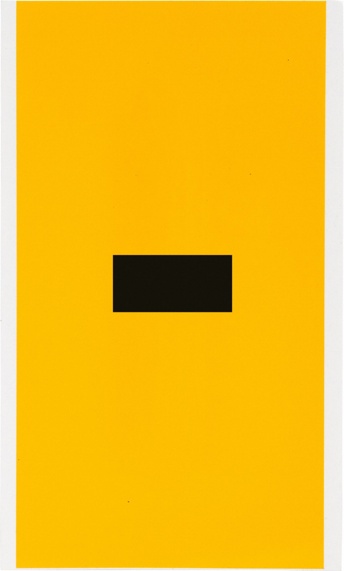 Numbers  Letters Black On Yellow 6 Inch