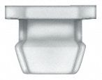 Push-In Rivet Retainer: 0.312 in Outside Dia, 0.25 in Inside Dia, Black, 100 PK