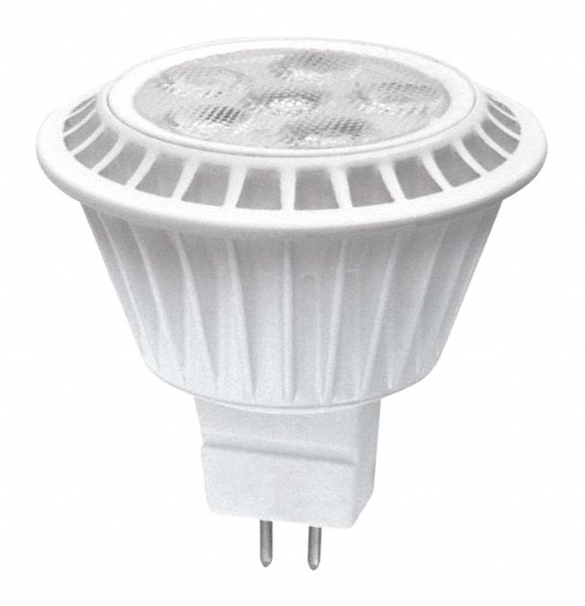 Lot de 2 ampoules LED GU5.3 (MR16) 3W (equiv. 30W) 230Lm 3000K