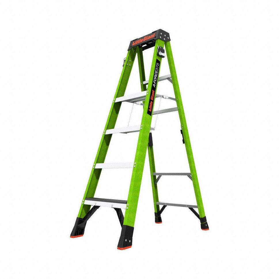 Stepladder 375 lb Capac. 4 Steps Green
