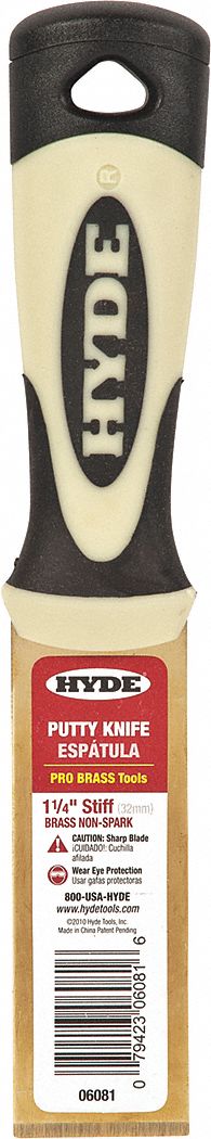 Stiff Pro Project Brass Scraper 1-1/4 W