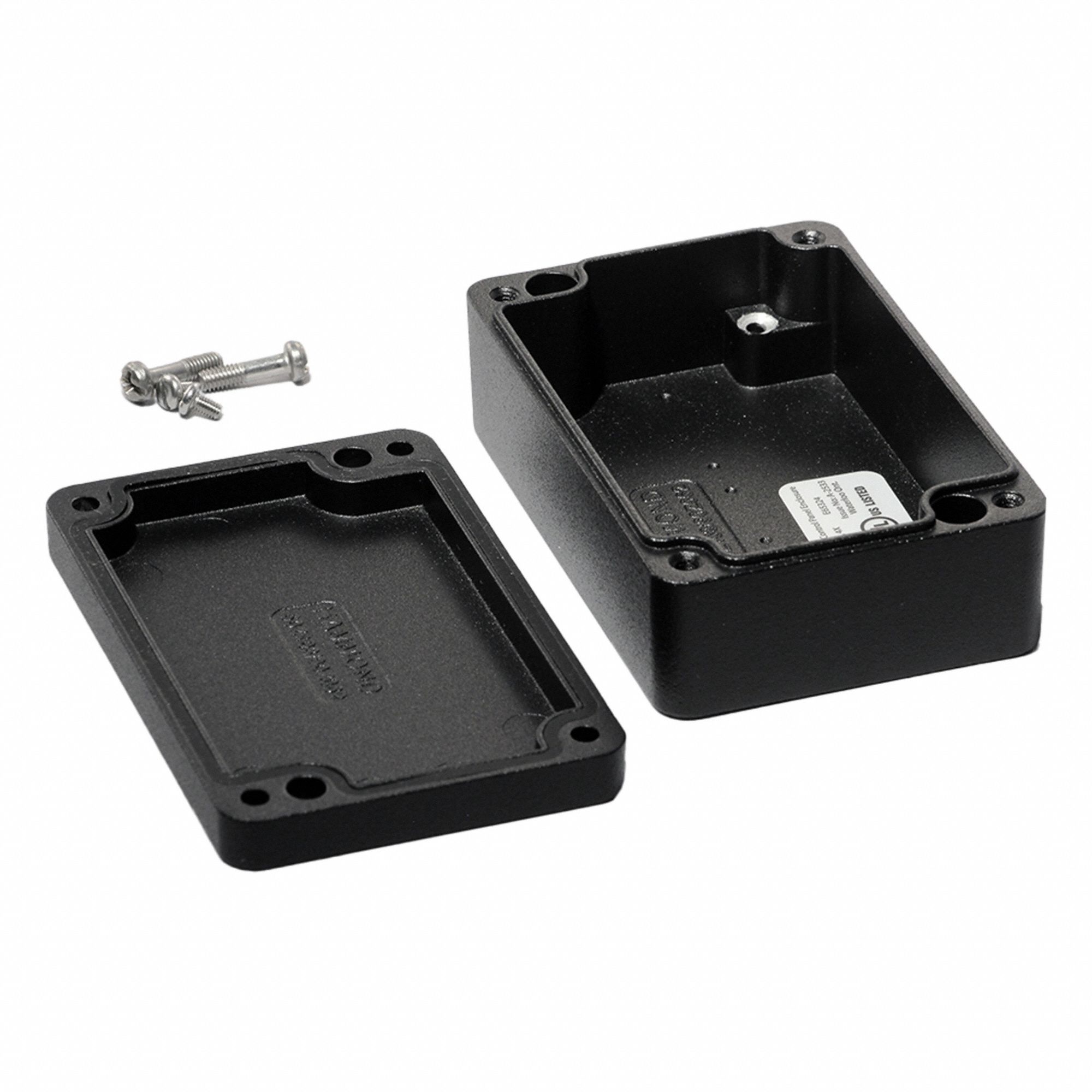 Enclosure: Die-Cast Aluminum, 3 in x 2 in x 1 in, NEMA 12/13/4/4X/6/6P, Screw On