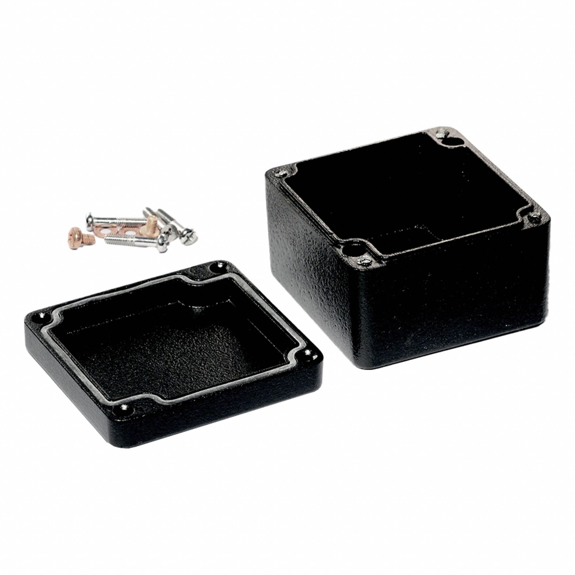 Enclosure: Die-Cast Aluminum, 2 in x 3 in x 2 in, NEMA 12/13/4/4X/6/6P, Screw On