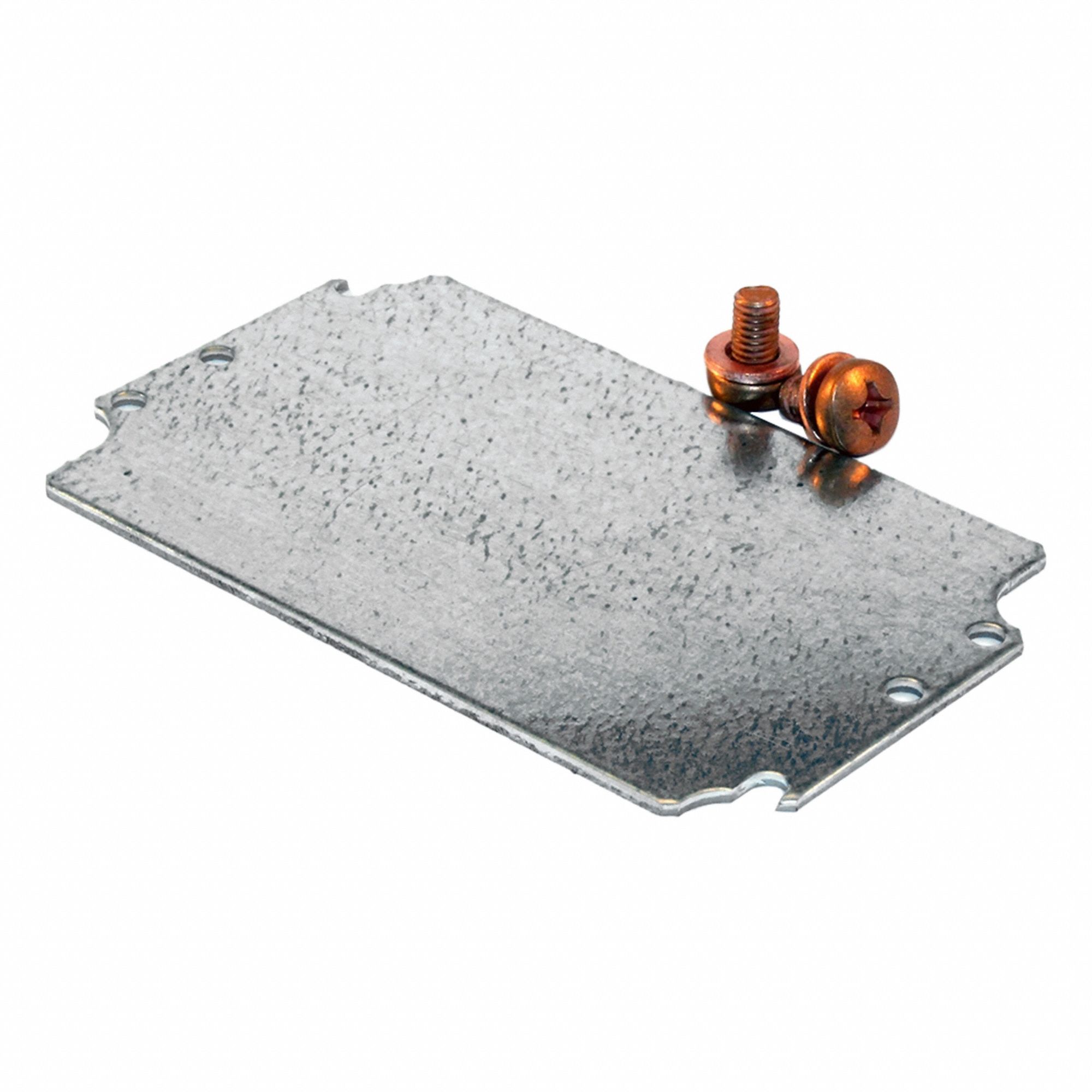 Inner Panel: Back Panel Panel, 4.47 in Overall Ht, 2.74 in Overall Wd, Steel, Galvanized