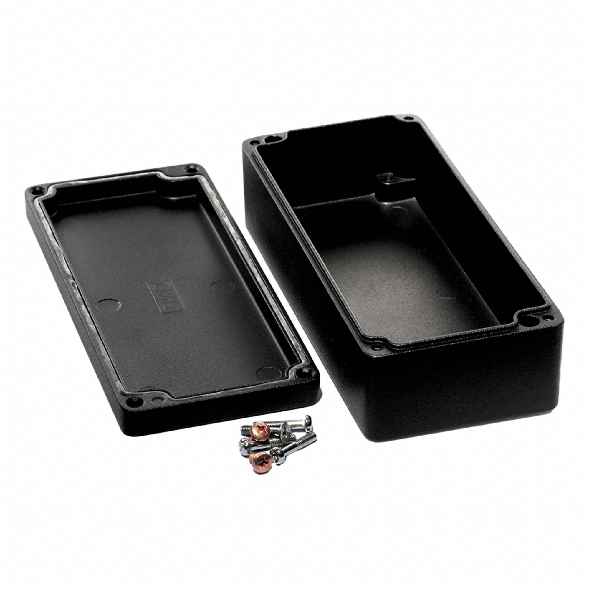 Enclosure: Die-Cast Aluminum, 6 in x 3 in x 2 in, NEMA 12/13/4/4X/6/6P, Screw On