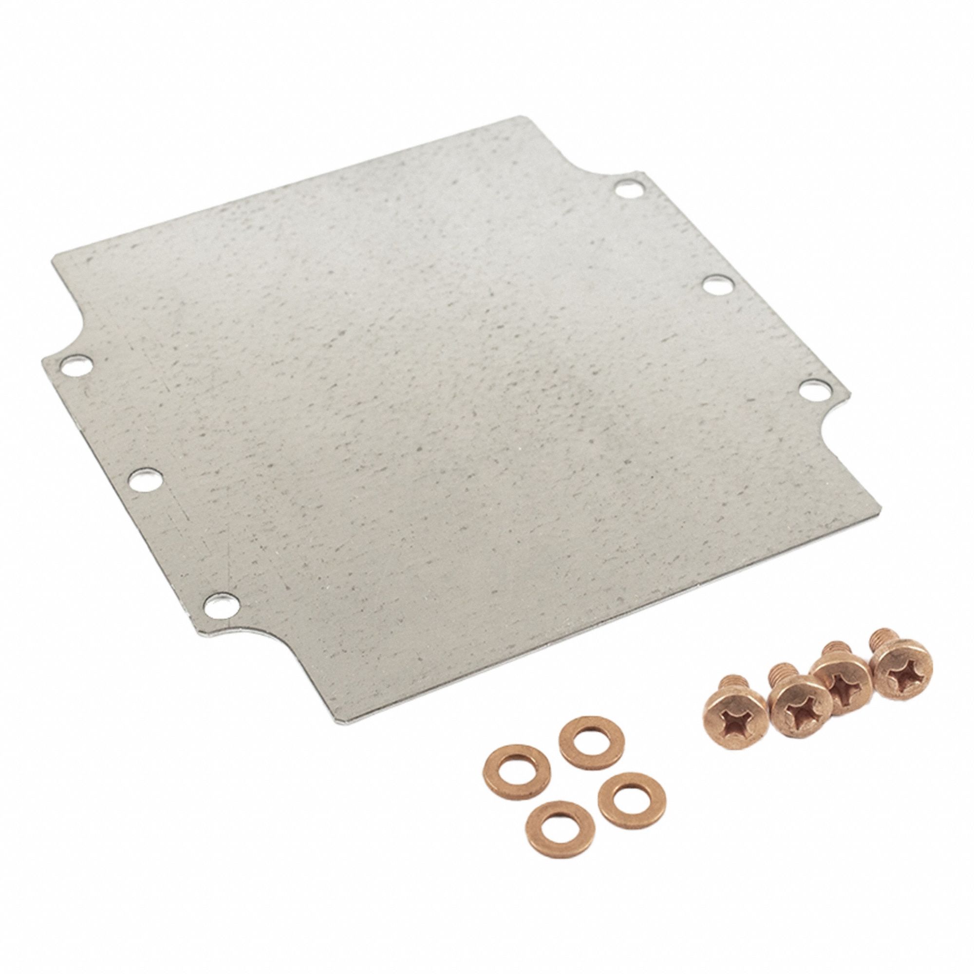 Inner Panel: Back Panel Panel, 5.85 in Overall Ht, 5.66 in Overall Wd, Steel, Galvanized