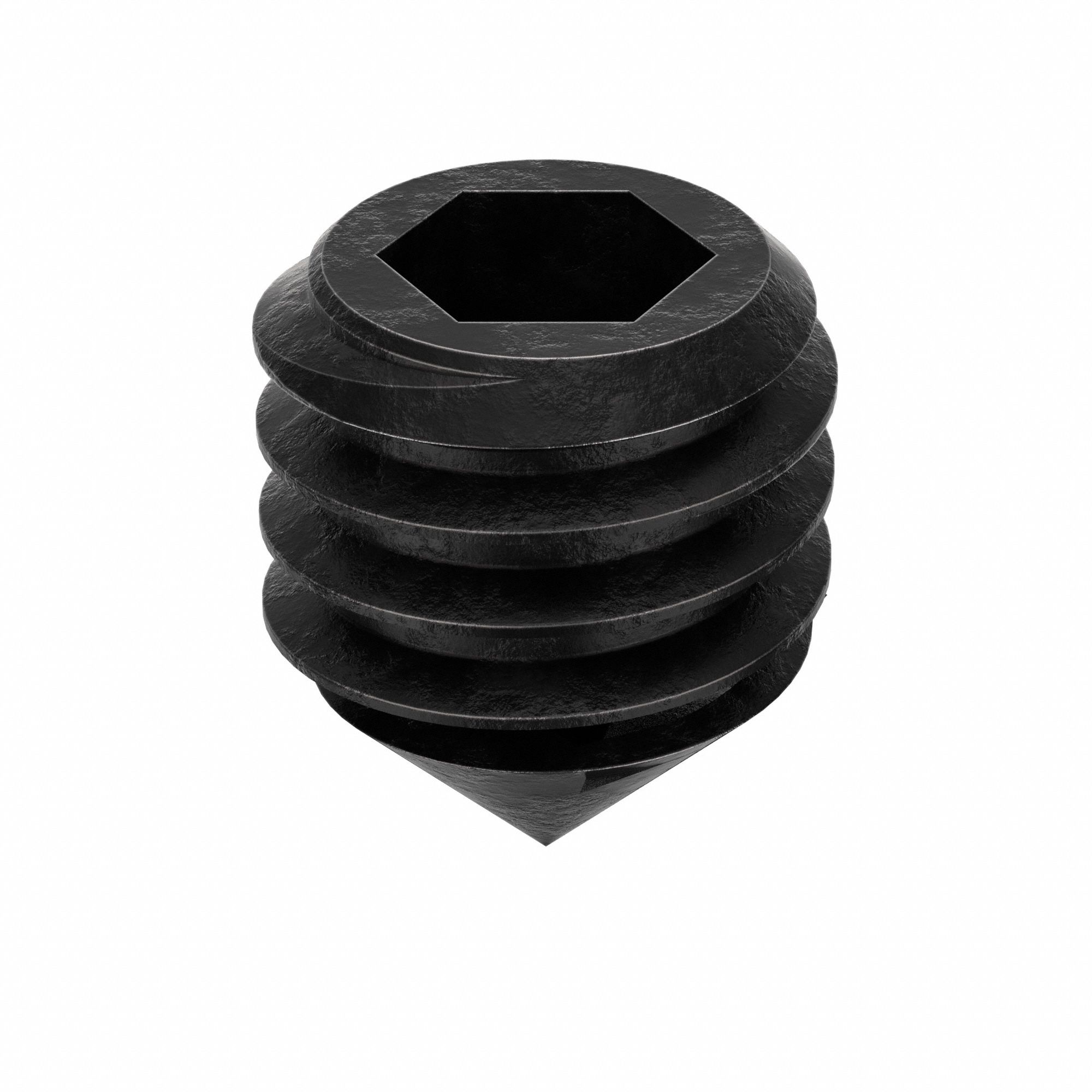 5/16"18 Thread Size, 3/8 in Overall Lg, Socket Set Screw 159K72