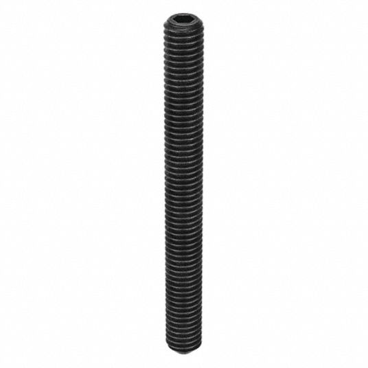 M6x1 Thread Size, 60 mm Overall Lg, Socket Set Screw - 159M38|L07840 ...