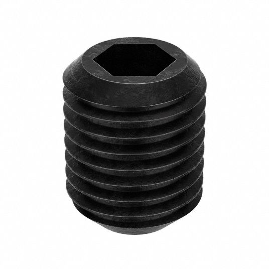 M8x1 Thread Size, 10 mm Overall Lg, Socket Set Screw - 159N43|L07852 ...