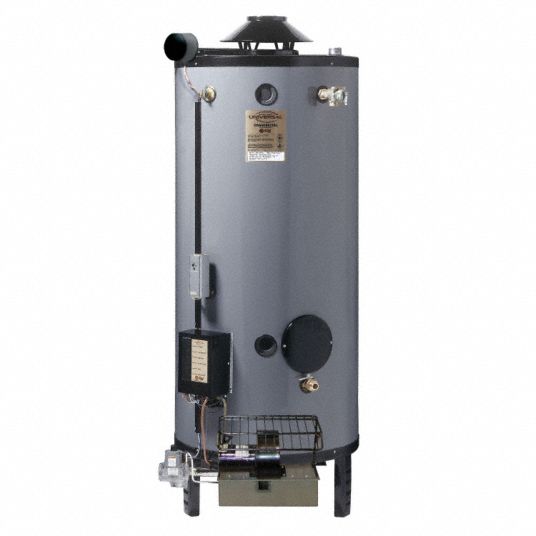 RHEEMRUUD Commercial Gas Water Heater, 100.0 gal Tank Capacity, Natural Gas, 270,000 BtuH