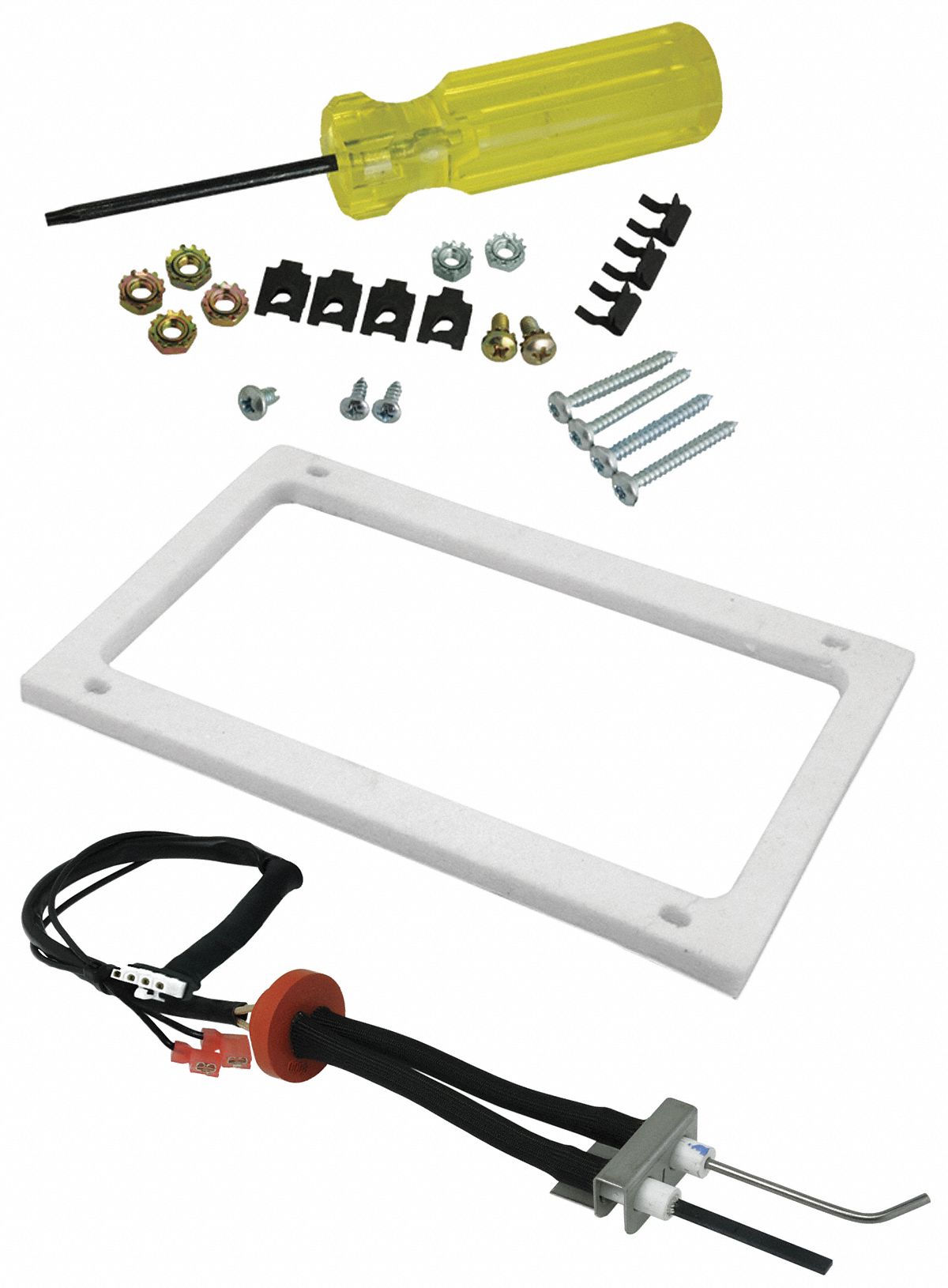 RHEEM Igniter, Metal and Ceramic, 6FGV9 For Use With 15A557SP14218A