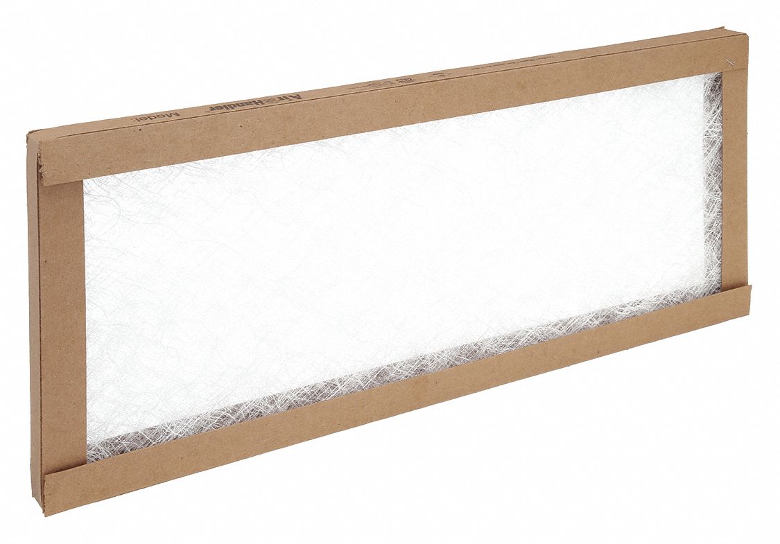 8x20x1 Nominal Filter Size, Fiberglass, NonPleated Air Filter 15A730