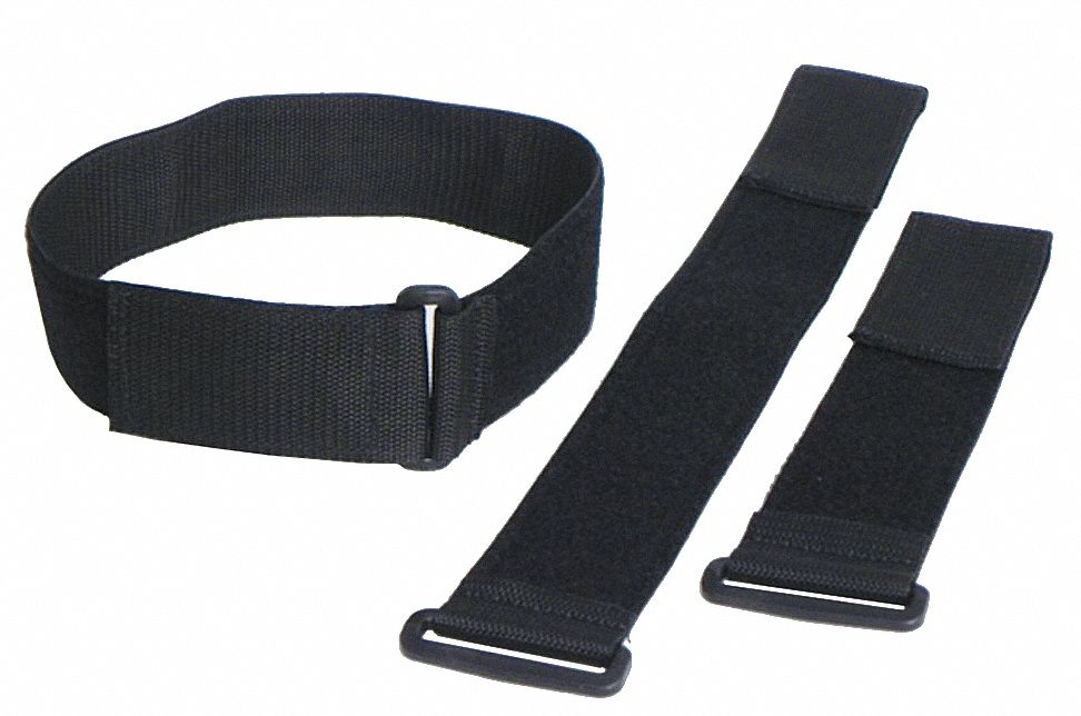 1 x 14 Black Cinching Strap with Plastic Buckle, Bundle of 10