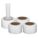 STRETCH WRAP, 80 GA, 3 IN OVERALL W, 1,000 FT OVERALL L, WHITE, 4 PK