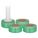 STRETCH WRAP, 80 GA, 3 IN OVERALL W, 1,000 FT OVERALL L, GREEN, 4 PK