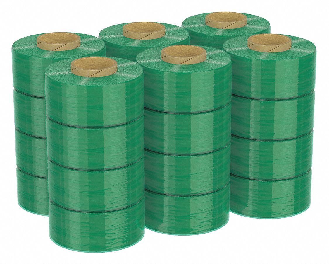 Stretch Wrap: 80 ga Gauge, 2 in Overall Wd, 1, 000 ft Overall Lg, 24 PK
