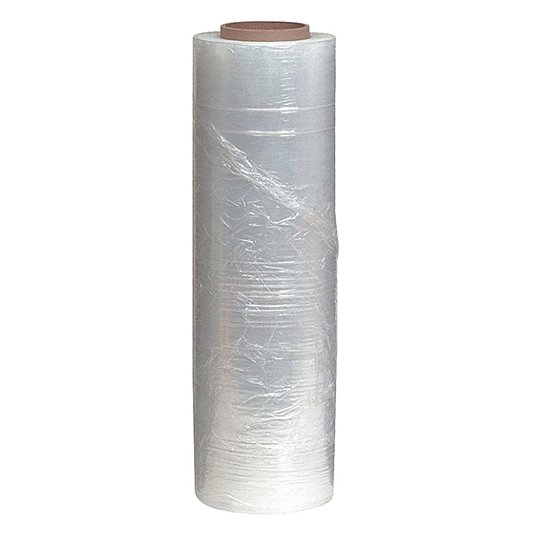 Stretch Wrap: 90 ga Gauge, 12 in Overall Wd, 1,500 ft Overall Lg, Clear, Cast Stretch Wrap