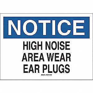 EAR PROTECTION SIGN