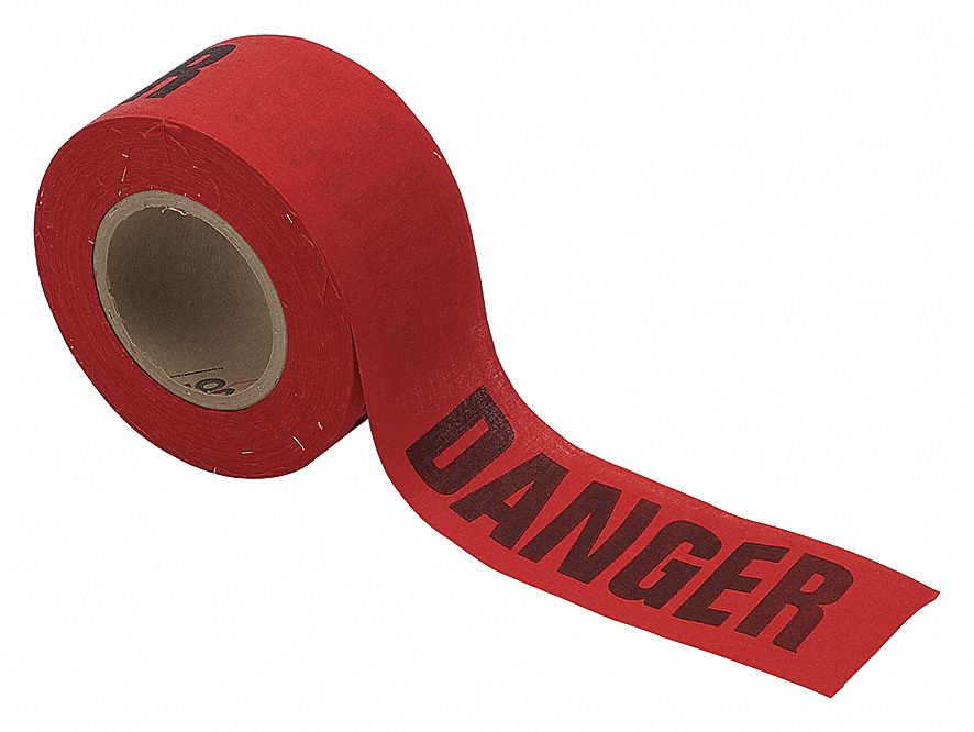 Re-Pulpable Danger Barricade Tape