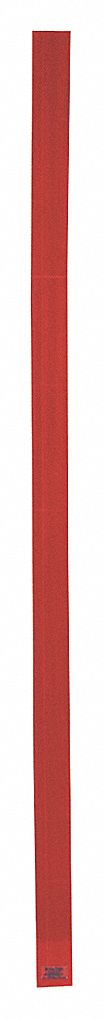 PANEL POST 3INX6FT RED