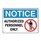 SIGN AUTHORIZED PERSONNEL