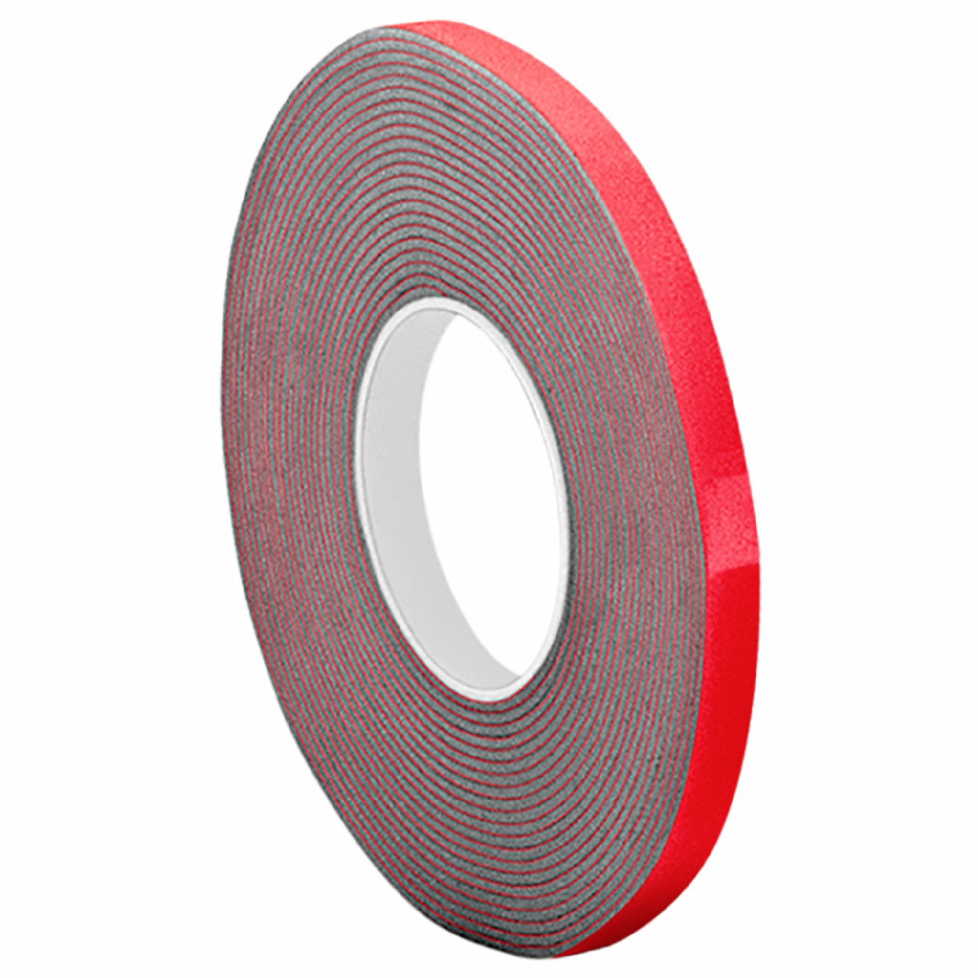 DOUBLE-SIDED FOAM TAPE, VHB 4611, ACRYLIC, ½ IN X 5 YARD, 1/16 IN THICK, RED