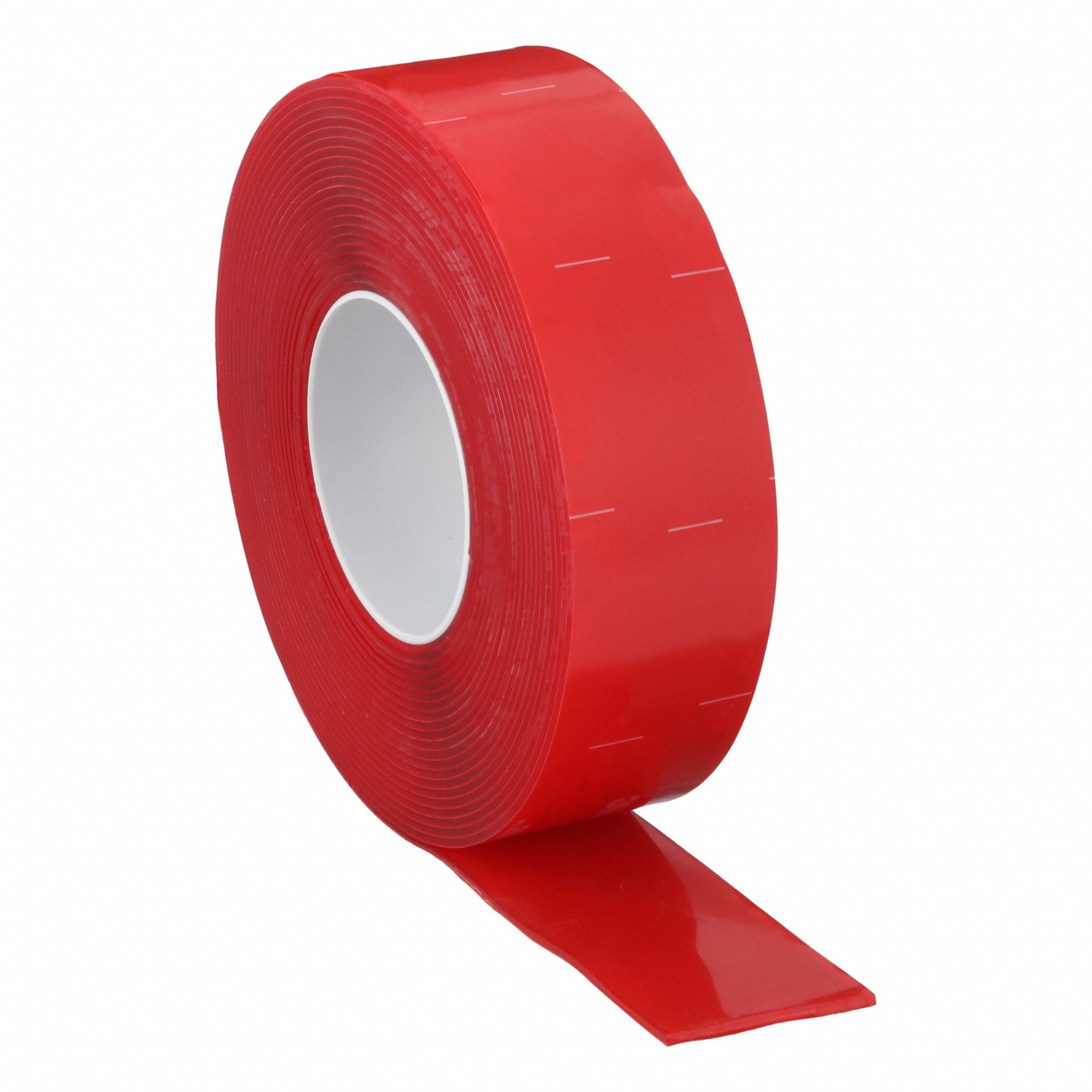 Foam Tape: Firm, 1 in Wd, 5 yd Lg, 40 mil Thick, Transparent, Acrylic, Closed, Polyethylene Foam