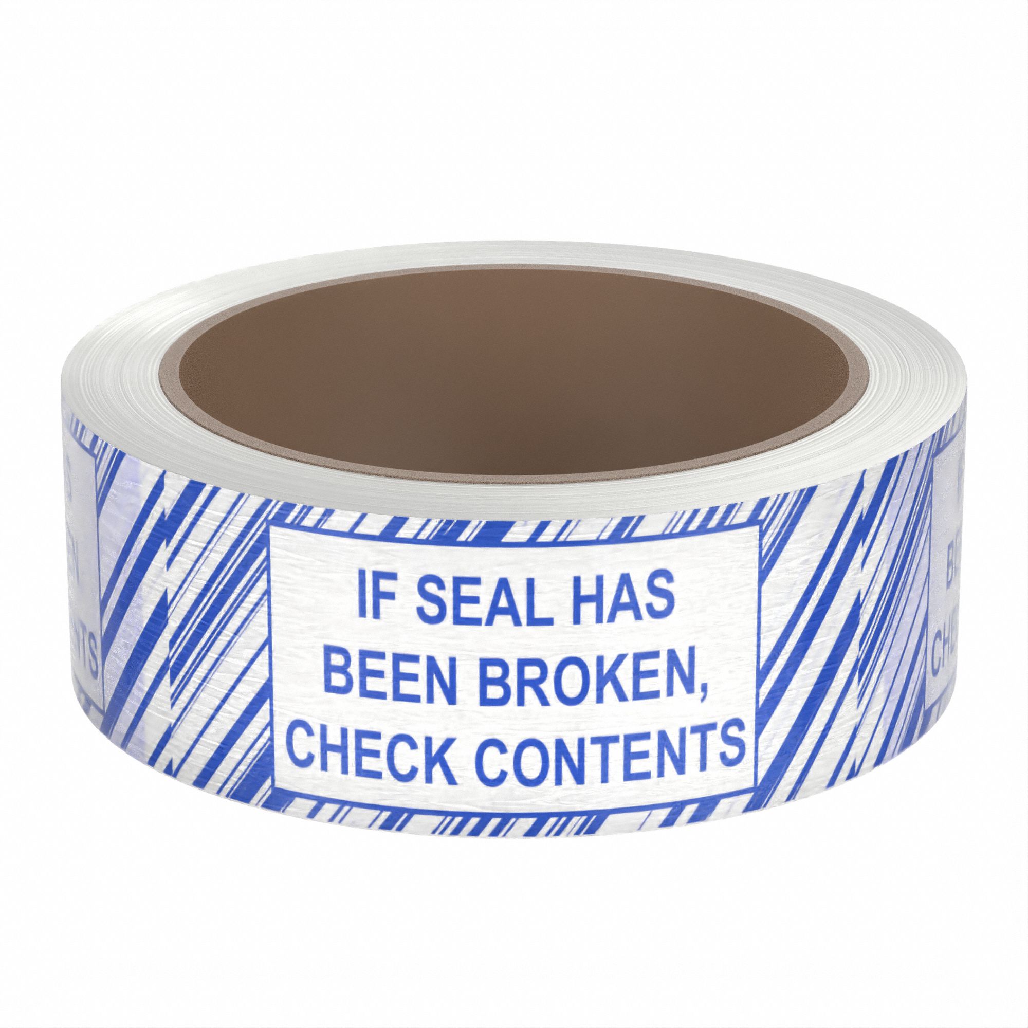 Carton Sealing Tape: 1.9 mil Tape Thick, Blue, 27 lb/in Tape Tensile Strength, 2 in x 55 yd