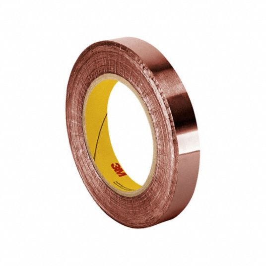 3M 1194 Shielding Foil Tape,3 in. x 6 Yd.,Copper