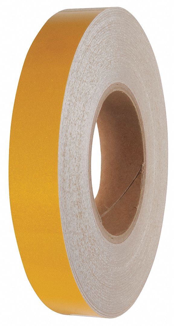 RUBAN REFL,JAUNE,150 PI LOX1 PO LA
