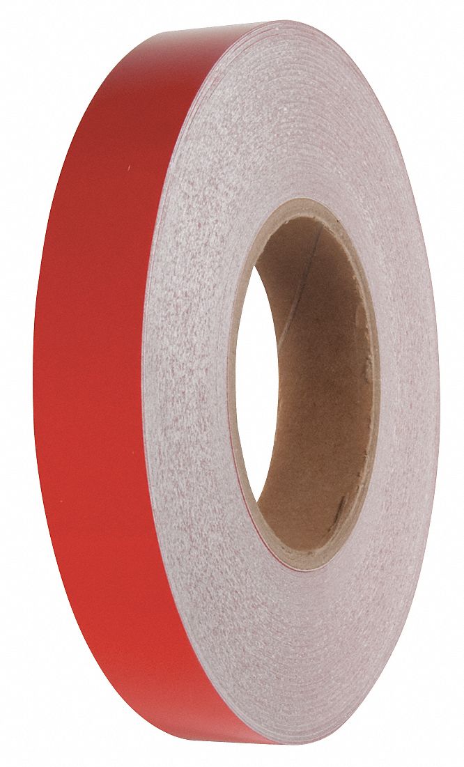 RUBAN REFL,ROUGE,150PI LOX1PO LA