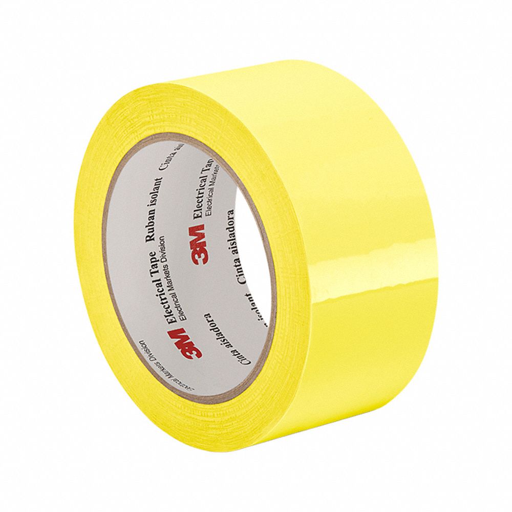 3M Electrical Tape, 2 mil, 2 x 72 Yd., Yellow 3M 1318-2 2 x 72 yds Yellow