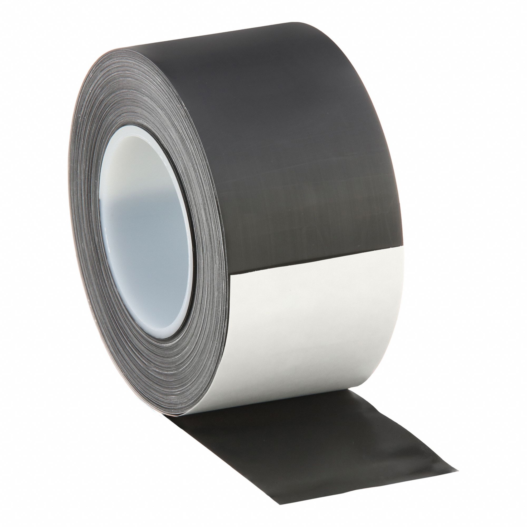 Film Tape: 3 in Wd, 36 yd Lg, 10 mil Thick, Elastomeric, Polyethylene Film, Black