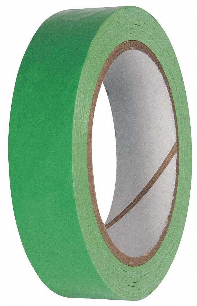 GRAINGER APPROVED Floor Marking Tape, Solid, Continuous Roll, 1 in