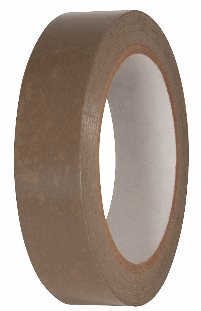 Floor Marking Tape: Gen Purpose, Solid, Tan, 1 in x 216 ft, 2.2 mil Tape Thick, Approved Vendor