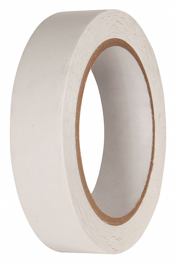 Floor Marking Tape: Gen Purpose, Solid, White, 1 in x 216 ft, 2.2 mil Tape Thick, Approved Vendor