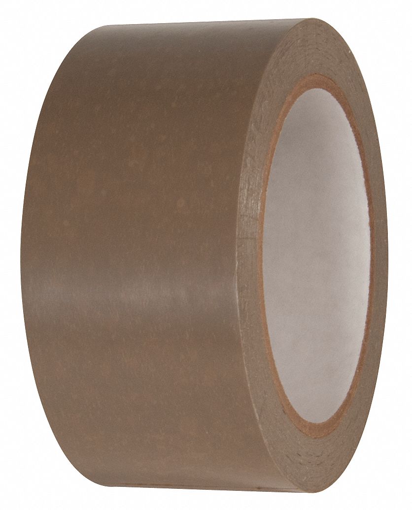 Floor Marking Tape: Gen Purpose, Solid, Tan, 2 in x 216 ft, 2.2 mil Tape Thick, Approved Vendor