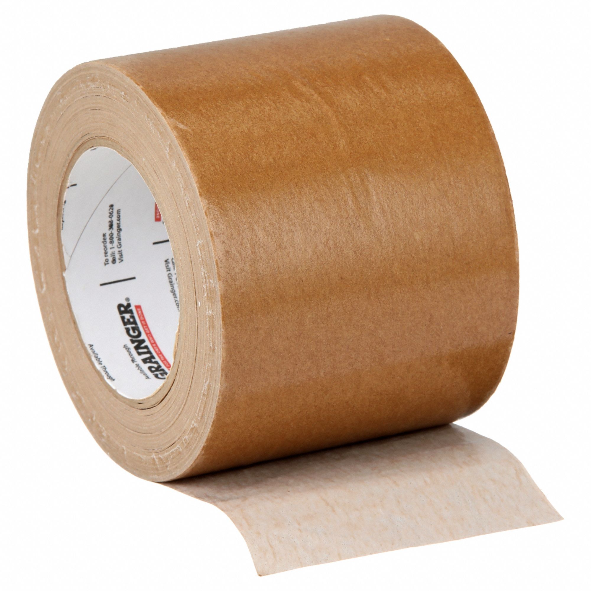 Packaging Tape: 7.2 mil Tape Thick, 4 in Imperial Tape Wd, 60 yd Imperial Tape Lg, Kraft