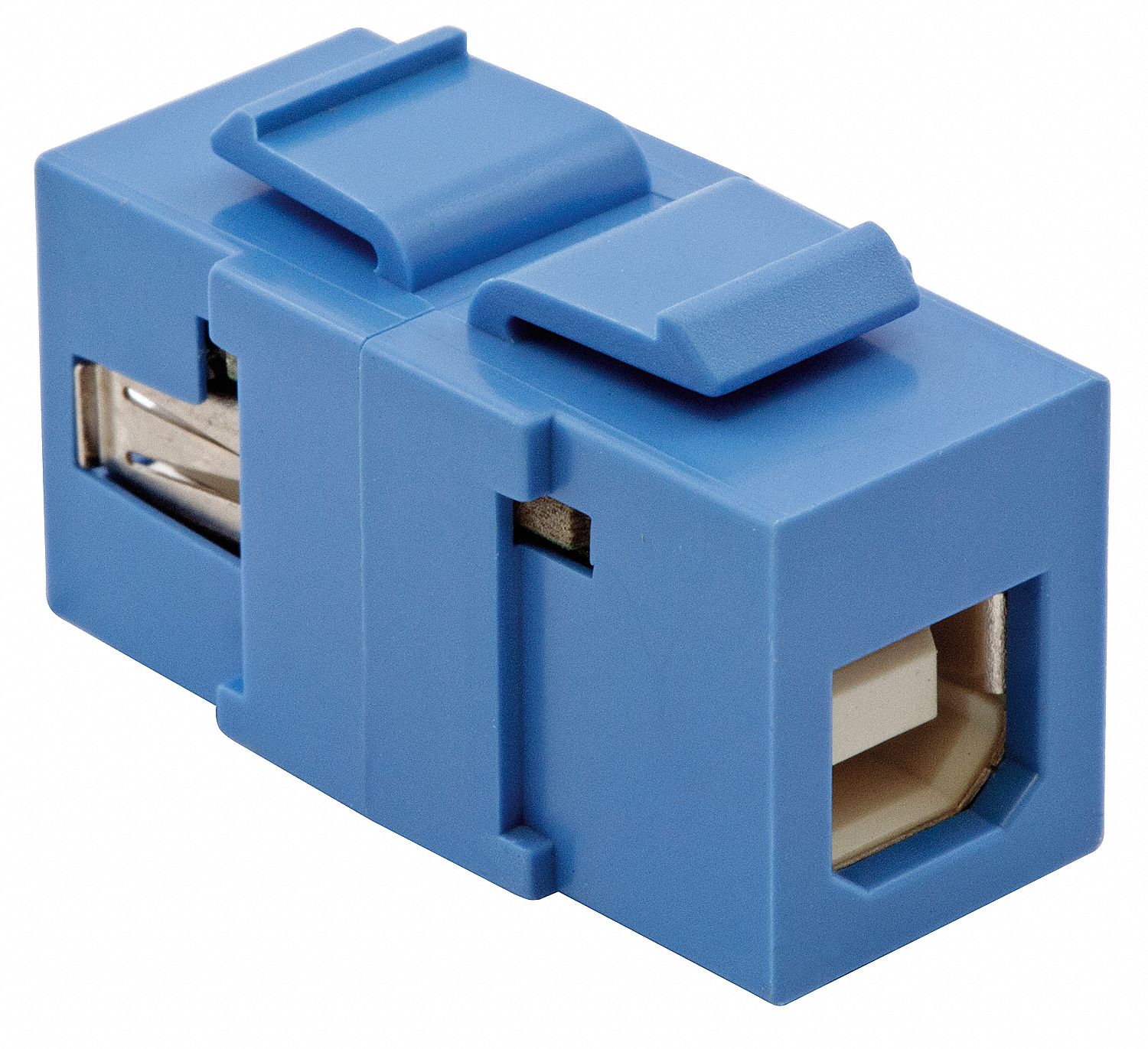USB Connector A to B 2.0 Reversible Blu