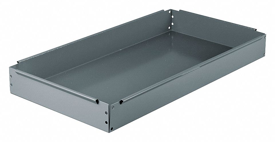 EXTRA SHELF FOR UTILITY CARTS WITH METAL SHELVES, 400 LB LOAD CAPACITY, GREY