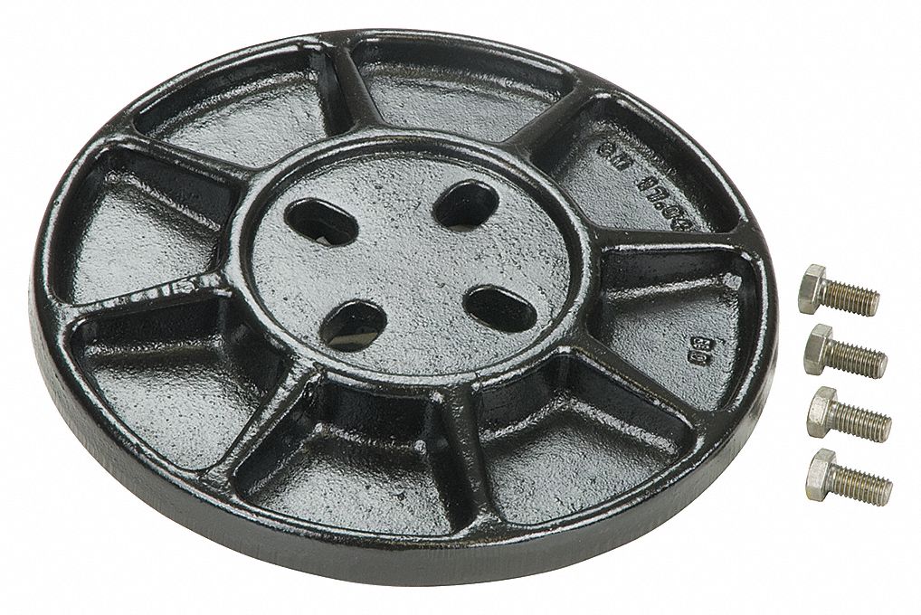PLAQUE DE BASE DE VÉRIN, COMPATIBLE AVEC VÉRIN HYDRAULIQUE, 50 TONNES