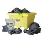 SPILL KIT, 95 GALLON ABSORBED PER KIT, 2 GOGGLES/4 NITRILE GLOVES, YELLOW
