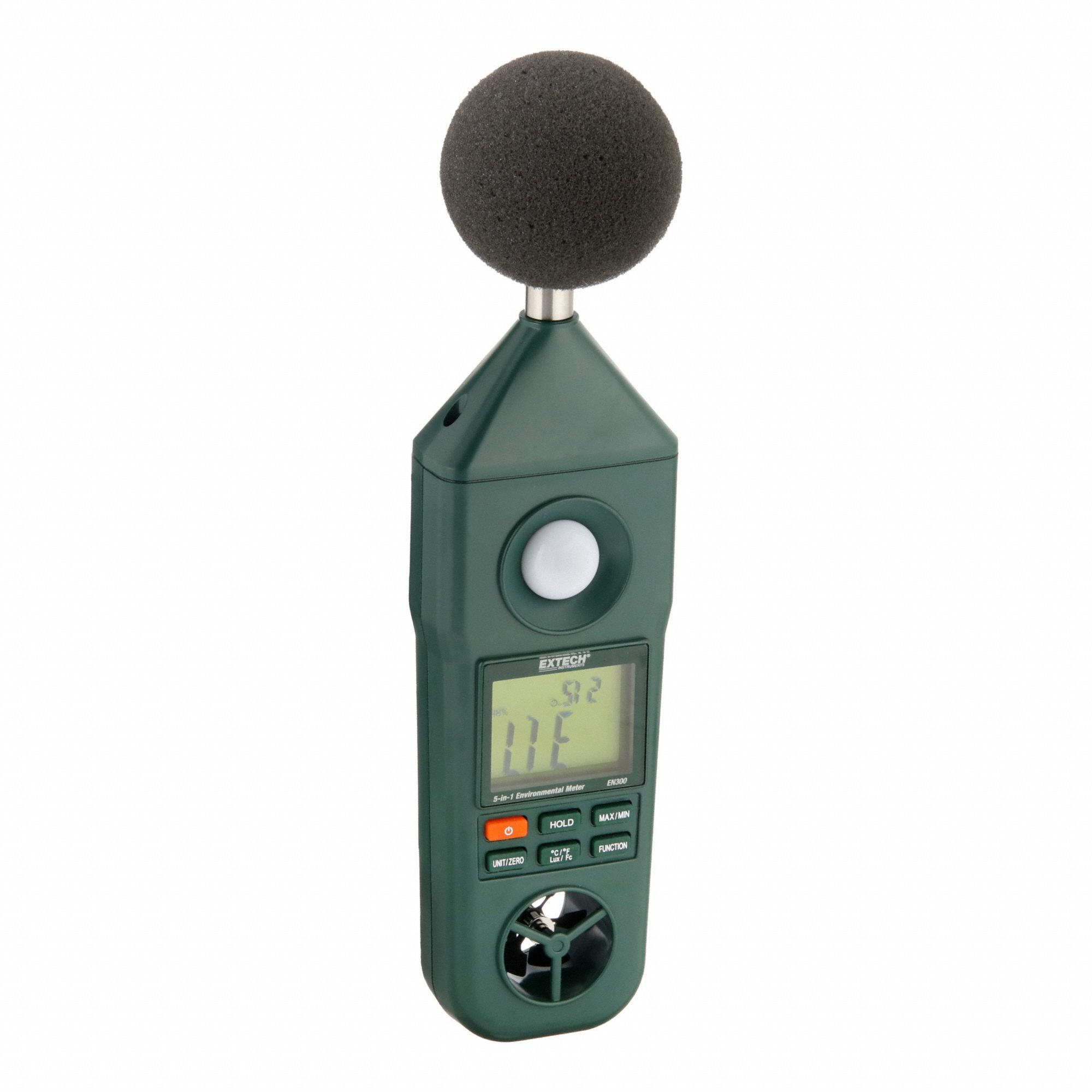Temperature Humidity Meter: Not Rated Not Rated, 0 fc to 1, 860 fc, 35 dB to 130 dB