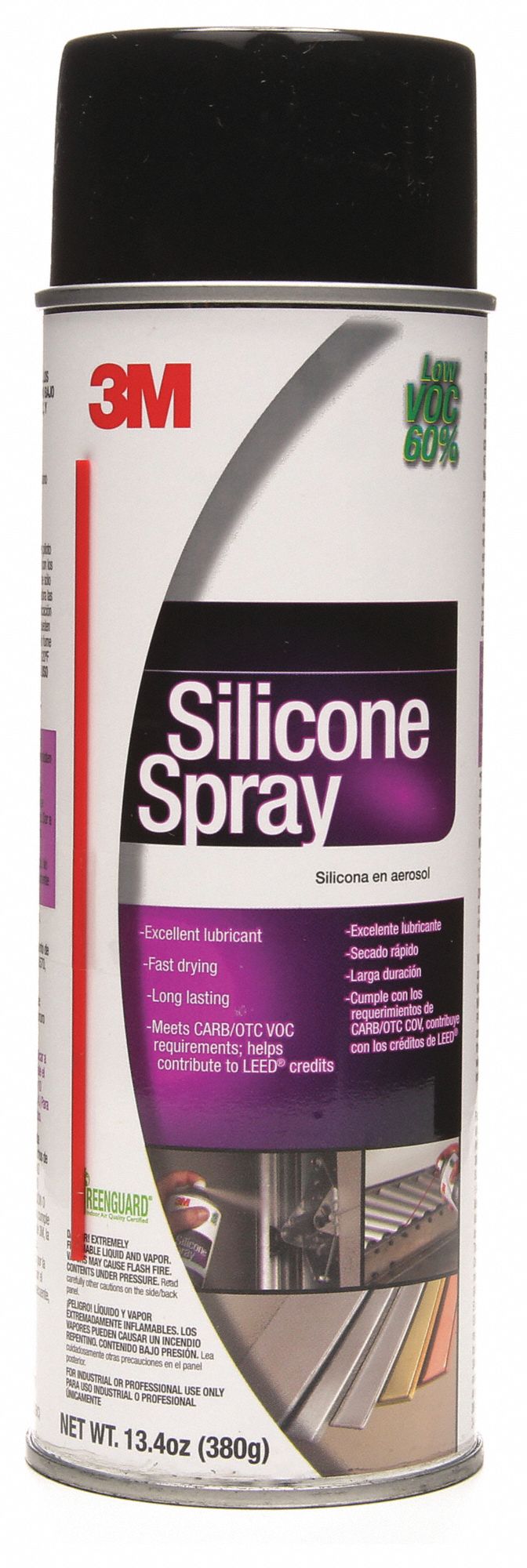 SILICONE SPRAY, 13.4 OZ, AEROSOL, FAST DRYING