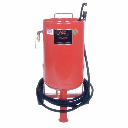 12 lbs Sand Cap. MINI SANDBLASTER, 80 - 115 PSI & 7 CFM - 4419-0