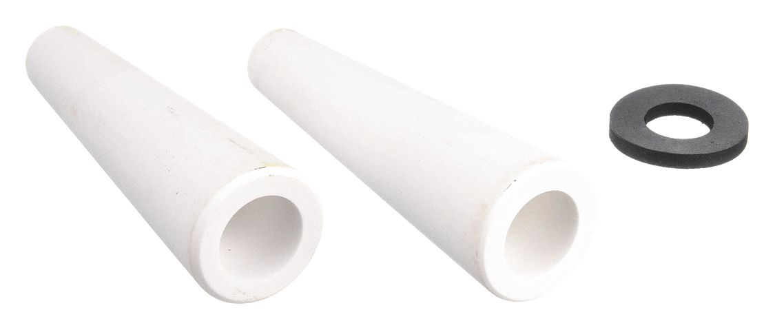 Abrasive Blast Nozzle Kit: Pressure Feed, Ceramic, 1/8 in, 15 cfm