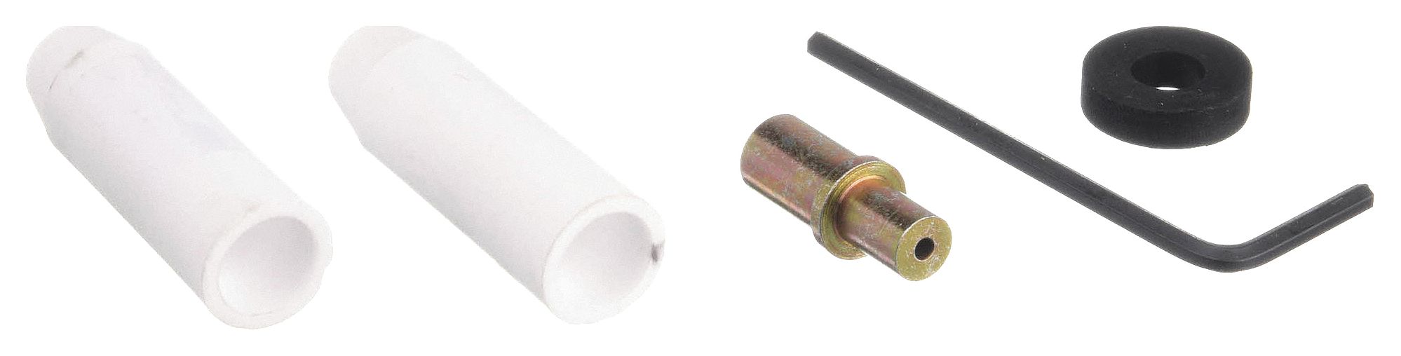 Abrasive Blast Nozzle Kit: Siphon Feed, Ceramic, 3/16 in, 7 cfm