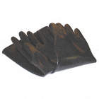 RUBBER BLAST GLOVES, BLACK, ONE SIZE FITS ALL, RUBBER, BEADED CUFF, 18 IN LENGTH